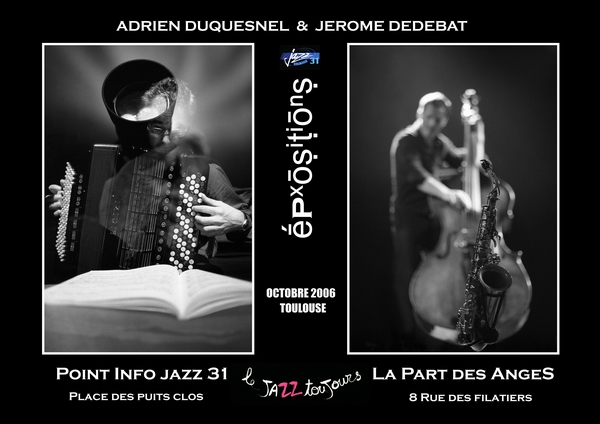 AFFICHE DES EXPOS JAZZ SUR SON 31 2006